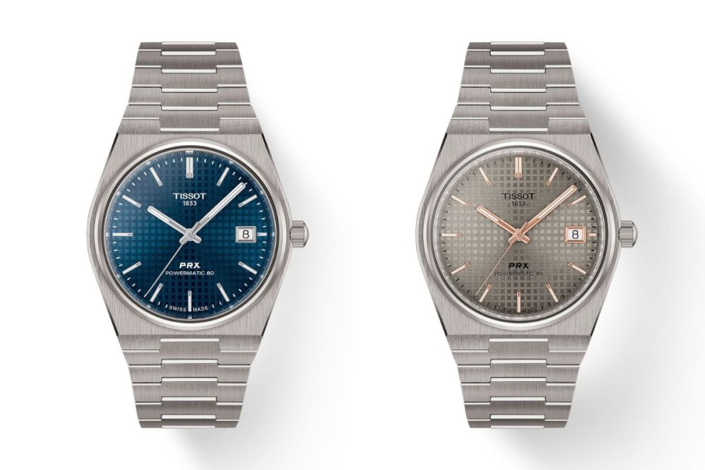 ティソ「ティソ PRX パワーマティック 80 チタニウム」各￥133,540／自動巻／38㎜径／10気圧／パワーリザーブは約80時間