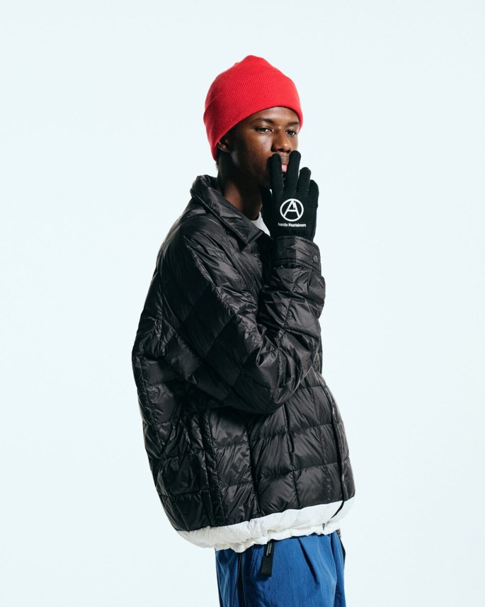 タイオン×マウンテンリサーチ「MR-TA-109B-WHL_Down Coach Jacket」￥19,800