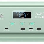 ブルーティ「AORA 10」￥19,900／L200×W146×D110㎜／約1.8㎏／最大150W（約70分で満充電）
