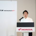 CB1000Fの開発責任者である原本貴之さん