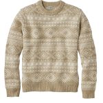 L.L.Bean「エル・エル・ビーン・クラシック・ラグ・ウール・セーター、クルーネックフェアアイル MEN'S」￥18,700