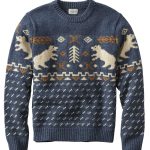 L.L.Bean「エル・エル・ビーン・クラシック・ラグ・ウール・セーター、クルーネックフェアアイル MEN'S」￥18,700
