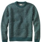 L.L.Bean「ビーンズ・クラシック・ラグ・ウール・セーター、クルーネックバーズアイ MEN'S」￥18,700