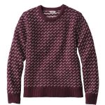 L.L.Bean「ビーンズ・クラシック・ラグ・ウール・セーター、クルーネックバーズアイ MEN'S」￥18,700