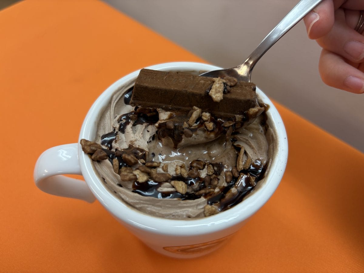 だんだんとトッピングの食感がふやけていくのも面白いポイント