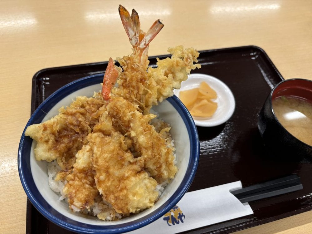 冬 ご馳走天丼（みそ汁付）