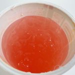 「しゅわもこの素」を入れる前は、ノーマルなりんごゼリードリンク