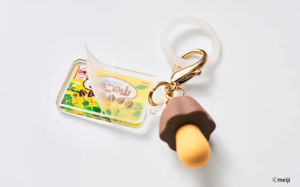 アクリルチャームの保護シートを剥がしてからご使用を♪