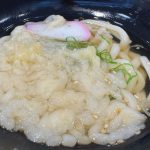 揚げ玉が入ったたぬきうどんは風味豊かで、かけうどんよりまろやかなコクを感じる仕立てに
