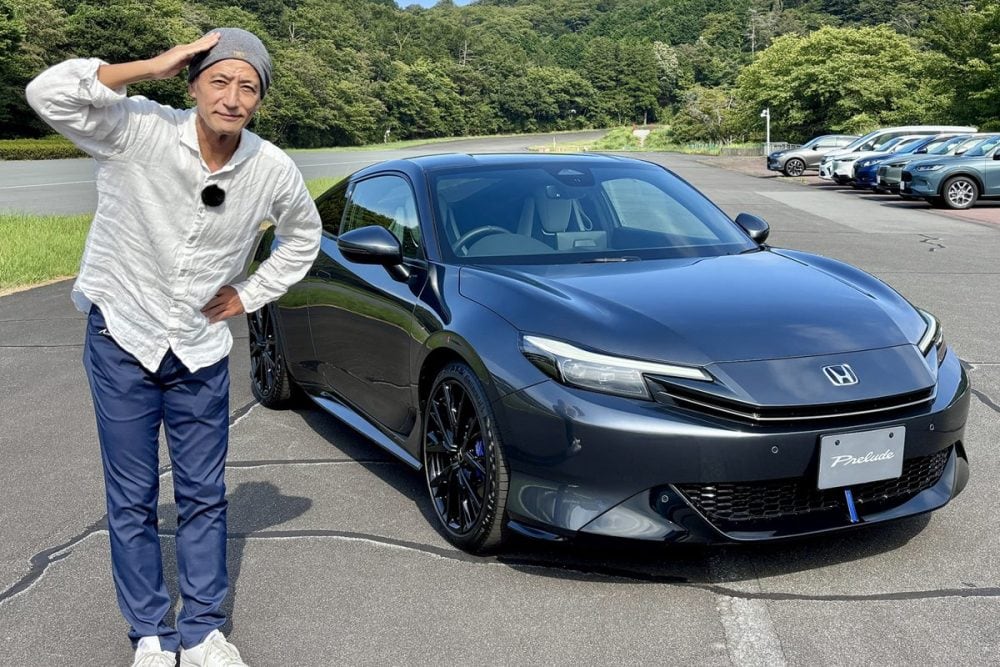 小沢コージさんが「王道スタイリッシュクーペで足はタイプR！ これでモテなきゃウソ!!」 と評するホンダ プレリュード