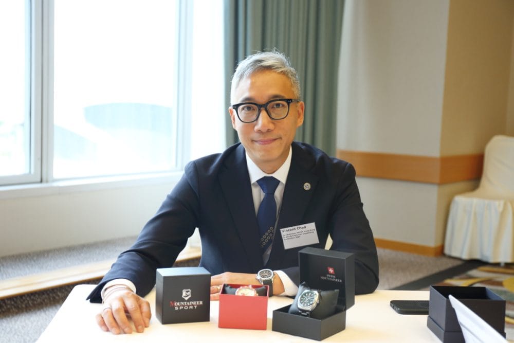 香港表廠商會の副会長、陳志韜（ヴィンセント・チャン）さん