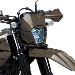 「KLX230 DF」はタフさと洗練さを両立したスタイリングを実現