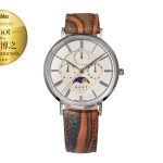 ムーンフェイズ［CMP-38SVIV］￥25,850（税込） スキモレザー［S18-TOS-BRBK］￥7,700（税込） イージーバックル［EB-16SV］￥550（税込）