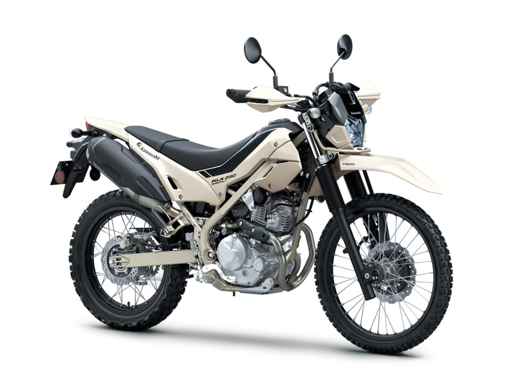「KLX230 SHERPA S」ホワイティッシュベージュ