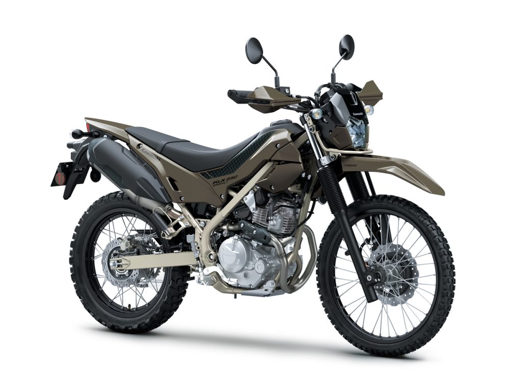 「KLX230 SHERPA S」ミディアムクラウディグレー