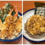 天丼と麺、どちらもこの時期の旬をたっぷり堪能できる