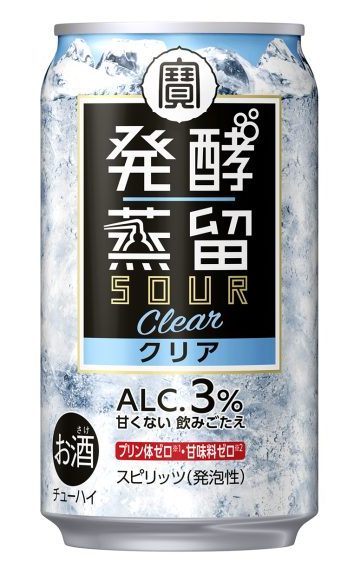 宝酒造　タカラ「発酵蒸留サワー」＜クリア＞