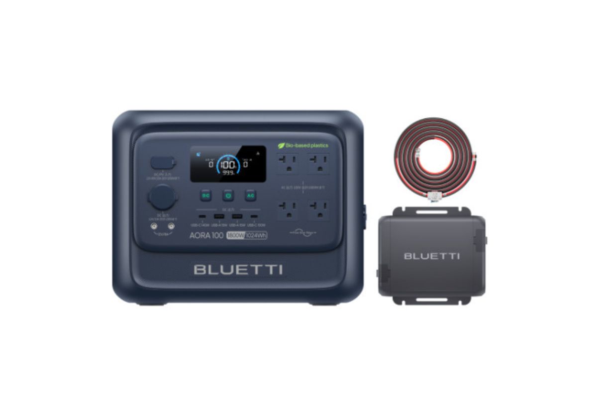 BLUETTI「AORA 100 V2（Bio-Based Plastics）+ Charger 1セット」￥172,800 → ￥85,000