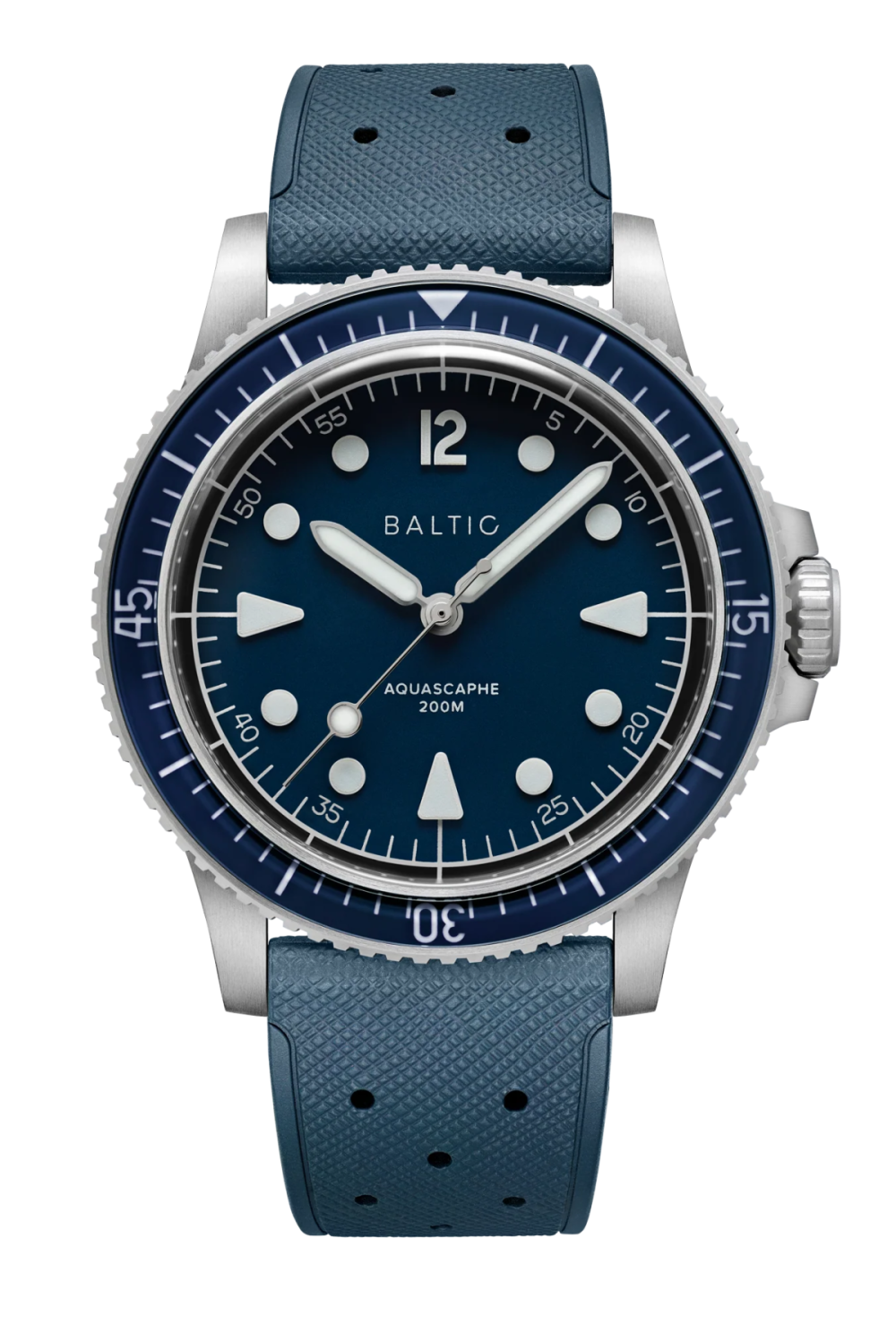バルチック「アクアスカーフ MK2」￥132,000／自動巻／37㎜、39.5㎜／パワーリザーブは約42時間／200m防水