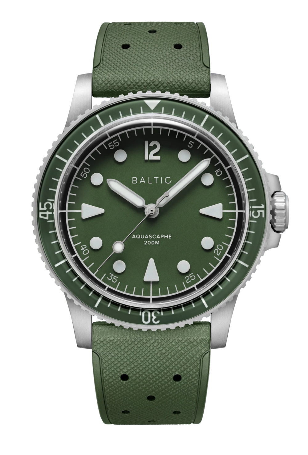 バルチック「アクアスカーフ MK2」￥132,000／自動巻／37㎜、39.5㎜／パワーリザーブは約42時間／200m防水