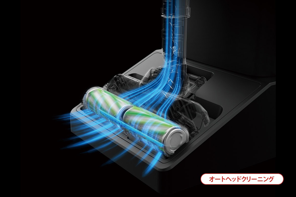 ヘッドお手入れの手間を軽減
