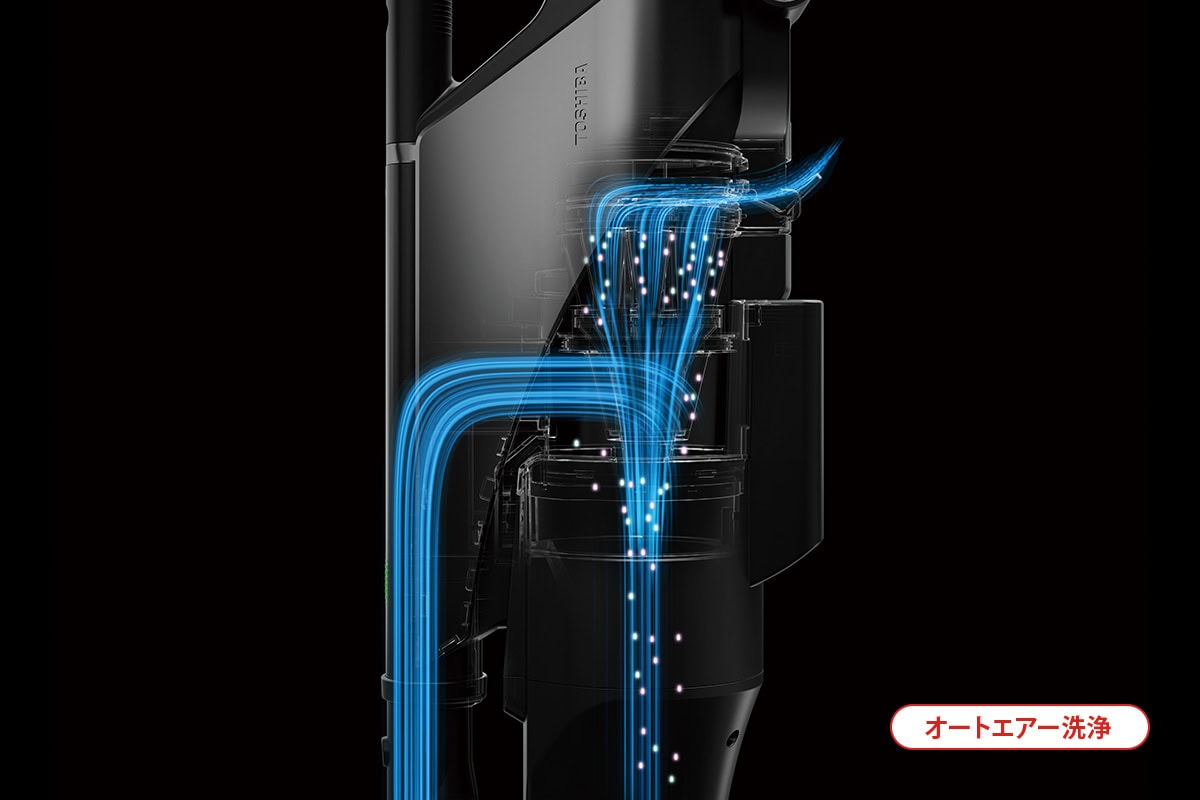 本体カップを自動クリーニング