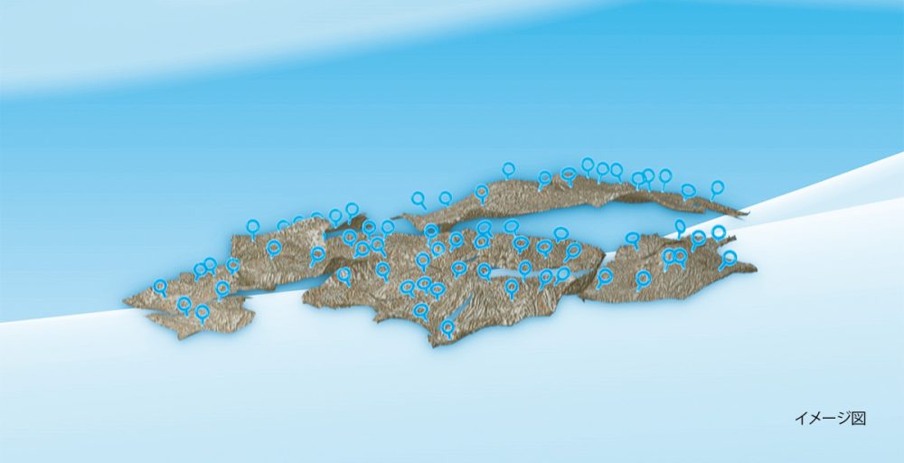 「ウルトラファインバブル」が繊維の奥まで洗浄成分を届け、汚れをはがし取る