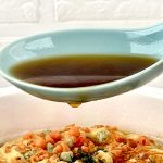 日清食品 日清の利きどん兵衛 天ぷらそば 信州/スープは鰹の芳醇な香りと濃口醤油を合わせた、まさに「信州」をしっかりと再現したお汁