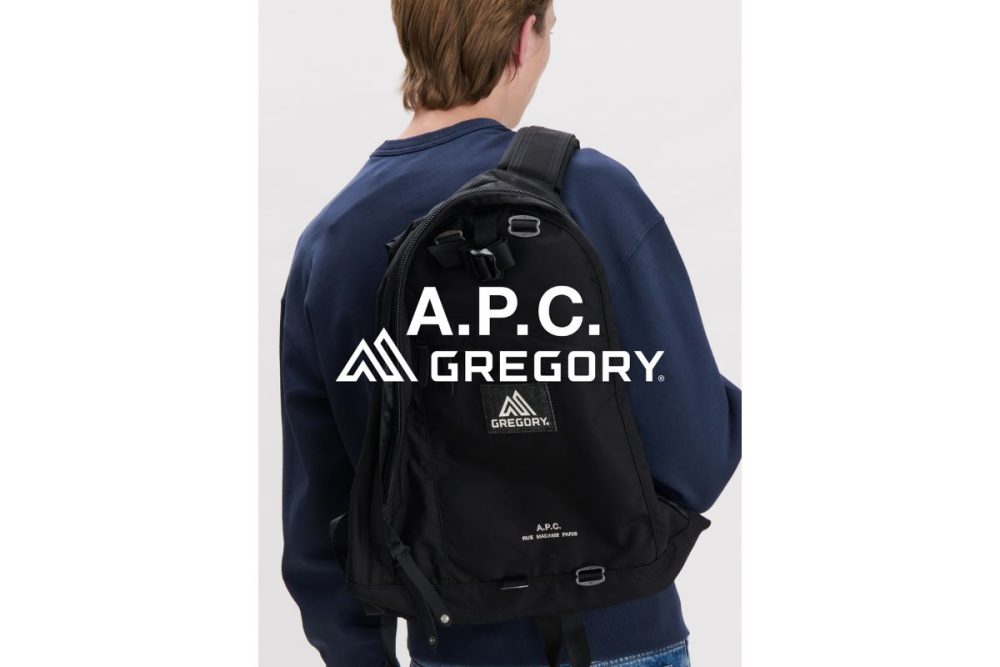 【意外な初コラボ!?】A.P.C.とグレゴリーのカプセルコレクションが気になる！バックパックなど全3型を用意