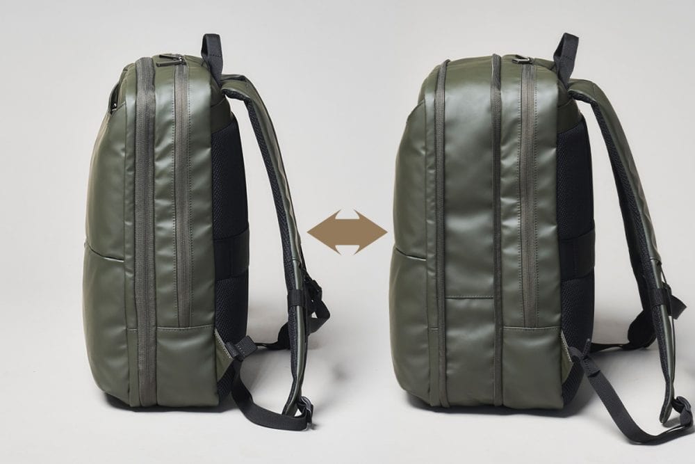 マチ幅が広がるエクスパンダブル機能