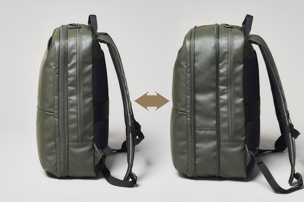 マチ幅が広がるエクスパンダブル機能