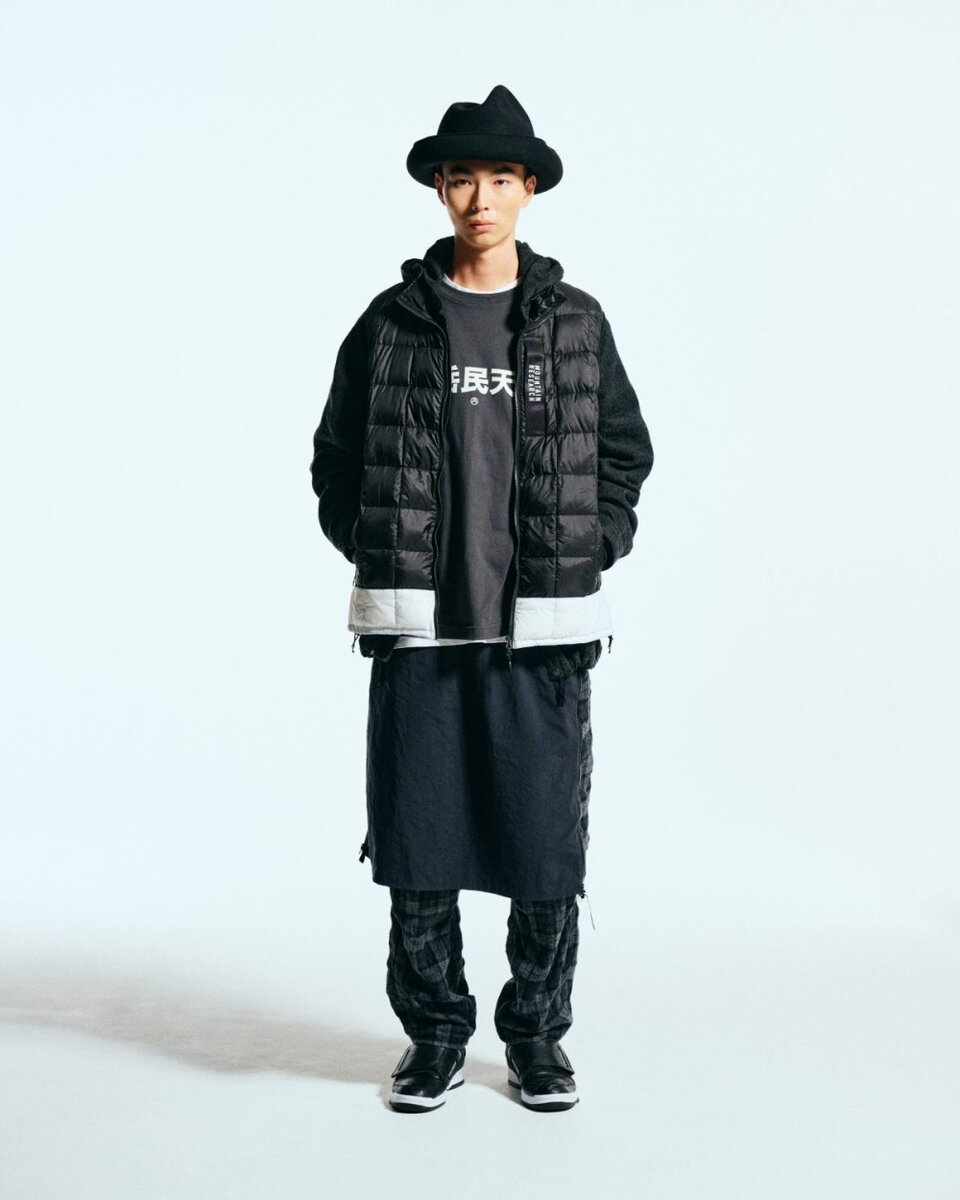 タイオン×マウンテンリサーチ「MR-TA-002Z-WHL_Down Zip Vest」￥16,500