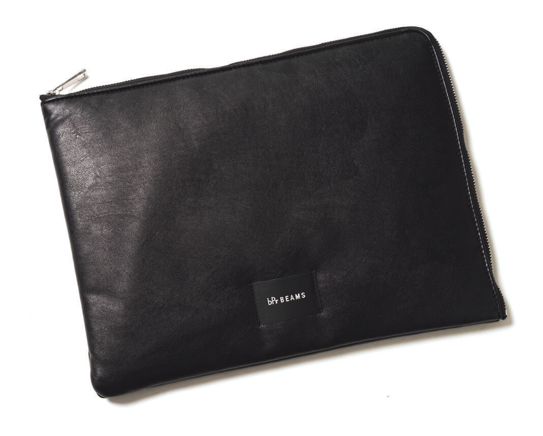 bPr BEAMS　フェイクレザー PC ケース