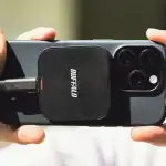 第1位　【MagSafe対応SSDの大本命】iPhoneに直接装着！“バッファロー”ポータブルSSDでProRes 4K撮影も容量不安ゼロ