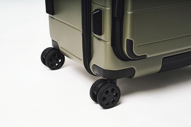 悪路に強い大型キャスター