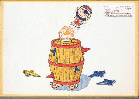 タカラトミー
黒ひげ危機一発　「初代開発当時のコンセプトアート」