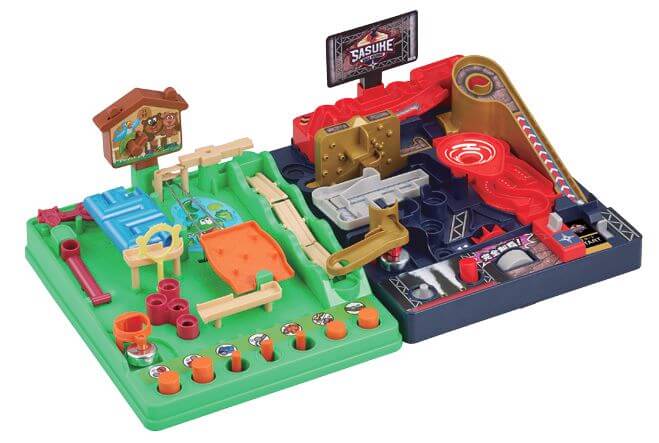 タカラトミー
アスレチックランドゲーム SASUKE　「なんと、つなげて遊べる!!」
