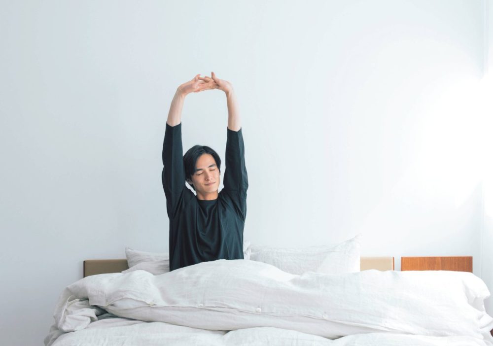 スッキリお目覚め 今日も元気に!