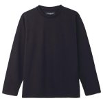 長袖クルーネック+ロングパンツ上下セット サイズ:M・L・XL 単品価格:上各¥4,389(税込)、下各¥4,389(税込) BLACK