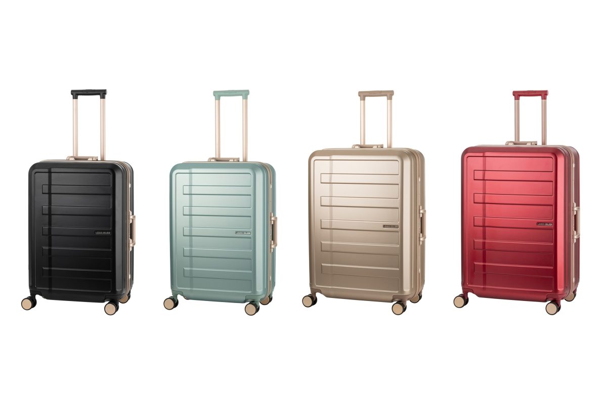 レジェンドウォーカー「ネクシス」￥31,680～34,980／Mサイズ（5～7泊程度）、Lサイズ（7～泊程度）／4色展開（ブラック、グリーン、シャンパンゴールド、レッド）