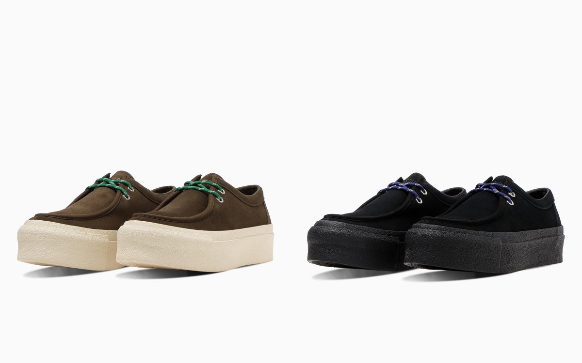 コンバース「オールスター リフテッド クレープテープ モカシン OX」各¥16,500