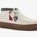 クラークス「クラークストーヒルハイ×ストレンジャーシングス」各¥26,400/3色展開(ブラック、オフホワイト、レッド)