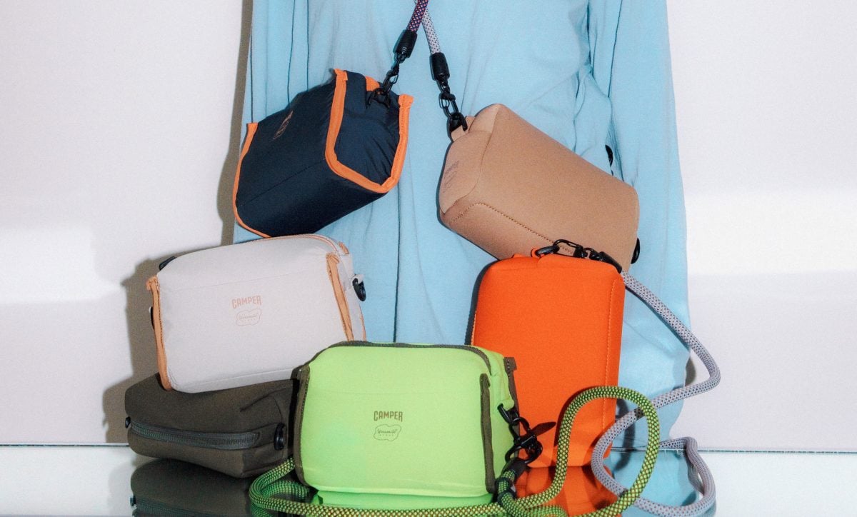 ンペ―ル×ヨセミテストラップ「パルケ ポーチ」各￥9,900／H20×W14×D9㎝