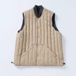 タイオン「別注 ヴァーチカルキルト リバーシブル ダウンベスト」￥13,200