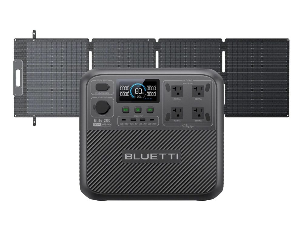 BLUETTI「Elite 200 V2 + 200Wソーラーパネルセット」￥219,800 → ￥129,800