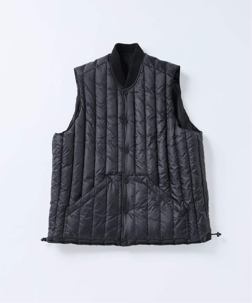 タイオン「別注 ヴァーチカルキルト リバーシブル ダウンベスト」￥13,200