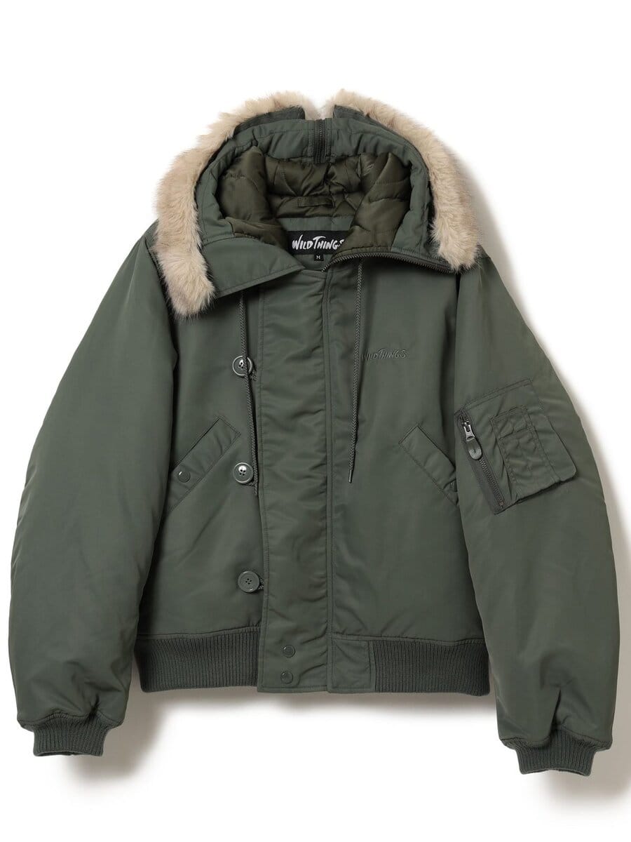 ワイルドシングス× BEAMS「N-2Bジャケット」¥44,000