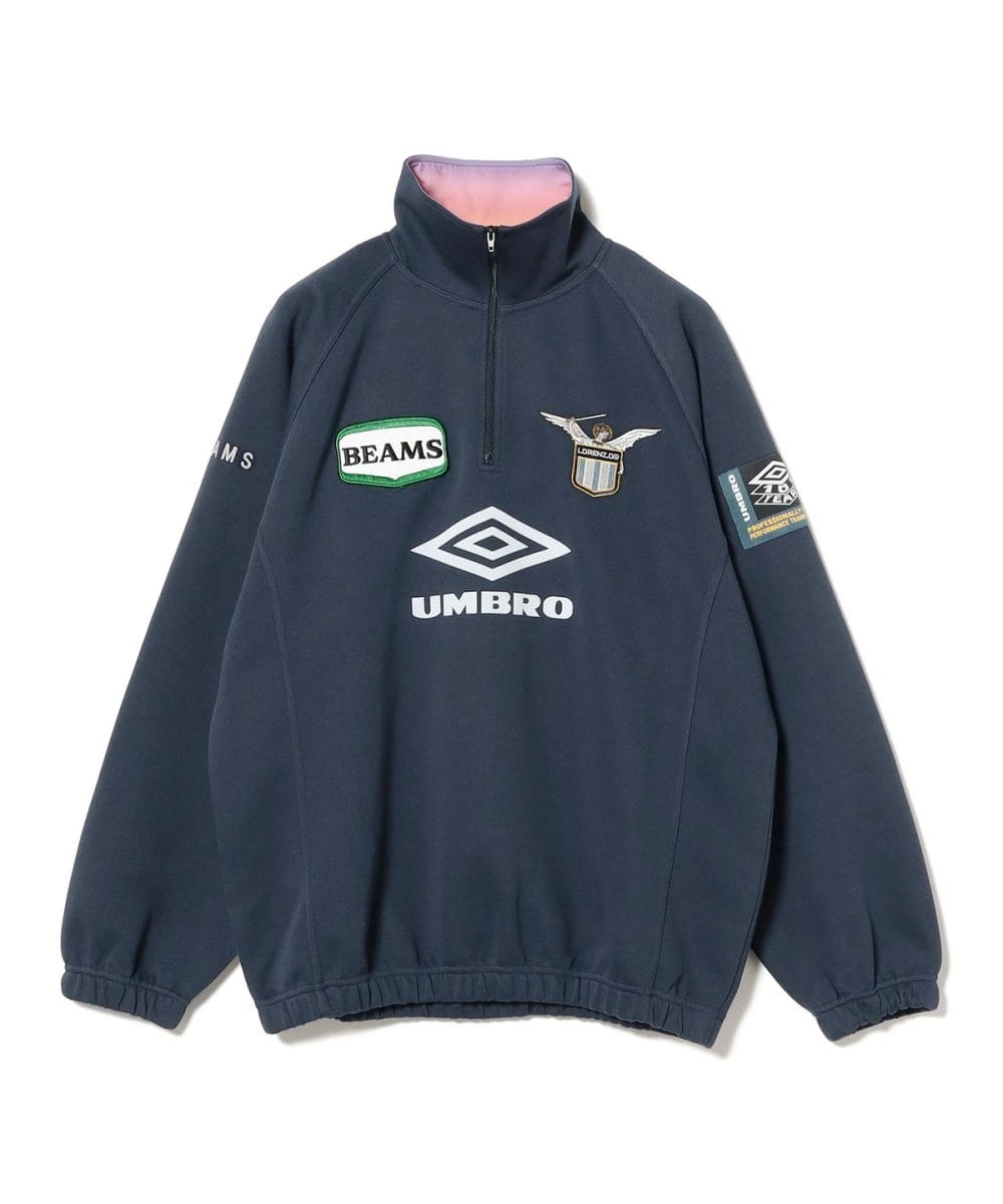 LORENZ.OG × UMBRO × BEAMS「ハーフジップスウェット」￥25,300