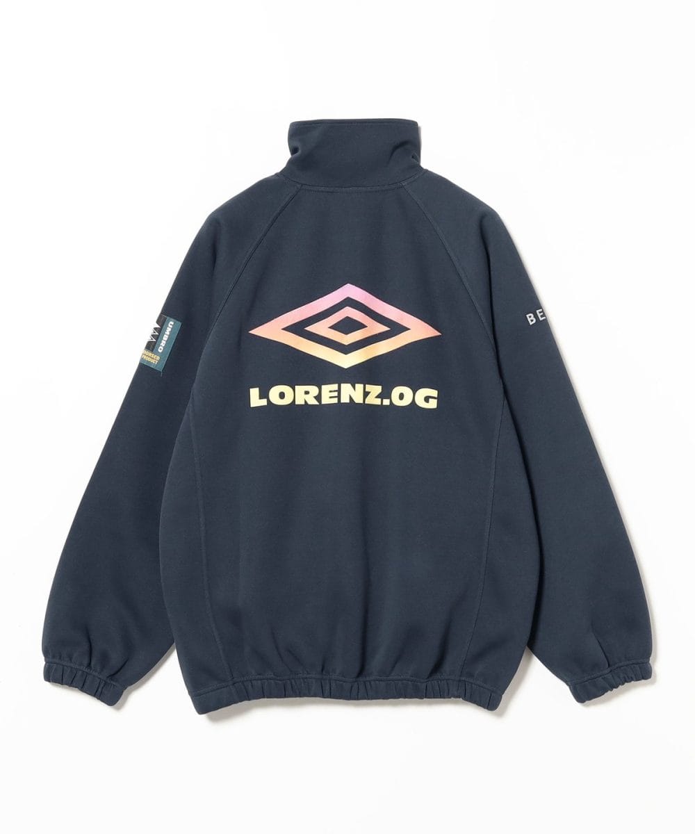 LORENZ.OG × UMBRO × BEAMS「ハーフジップスウェット」￥25,300