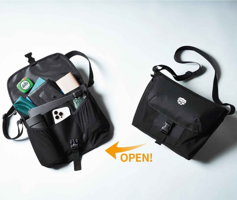 モノマックス2026年1月号 特別付録は「シャカ 8ポケット付き メッセンジャーバッグ」! MonoMax1月号付録「シャカ 8ポケット付き メッセンジャーバッグ」